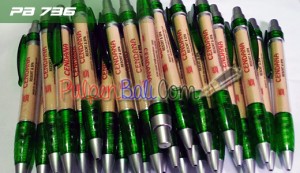 Contoh pulpen PB736 Warna Hijau pesanan Cendana Resort