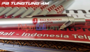 contoh pulpen pesanan Bali National Golf Club
