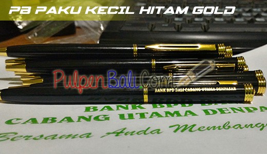 Pulpen Besi untuk Promosi cetak warna emas logo BPD Bali