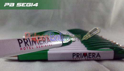 pulpen promosi model segi empat warna hijau pesanan hotel primera seminyak bali 520x300